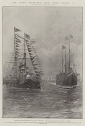 Wyjazd króla z Cowes, 6 sierpnia